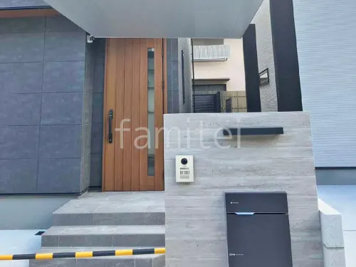 新築シンプル オープン外構