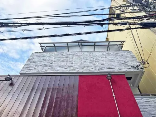 ベランダ屋根 LIXIL スピーネ 3階用連棟 R型アール屋根