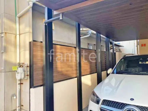 目隠しフェンス塀 三協アルミ 木製調シャトレナII 4型