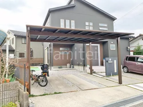 本体色 ブラウン 屋根色 ブラックマット