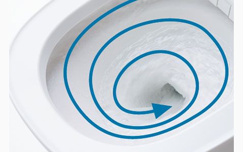 トイレ　Panasonic　アラウーノ　スパイラル水流