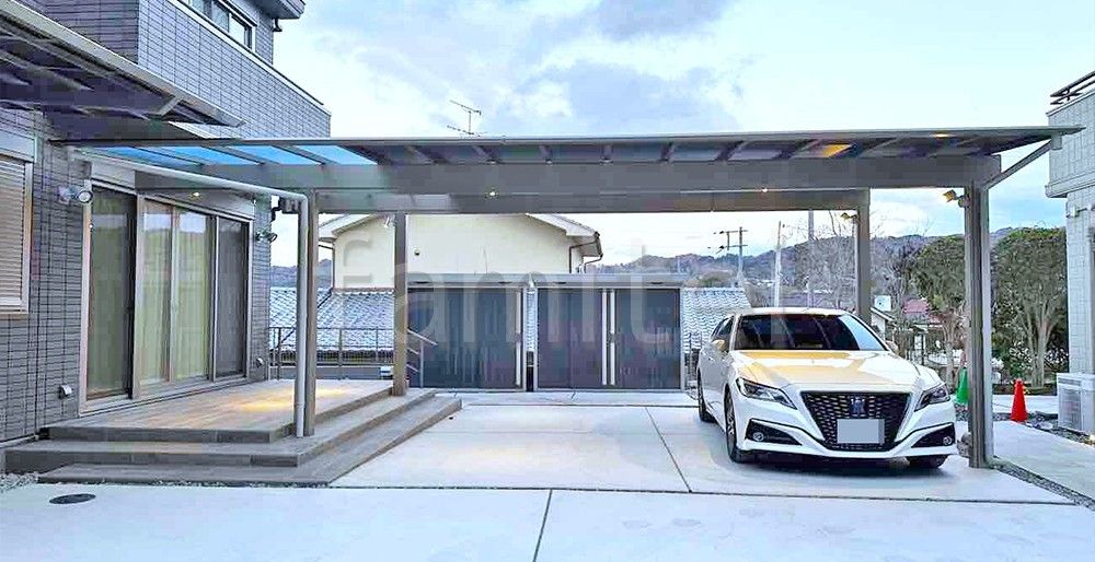 間口延長　三協アルミ　スカイリード　施工例