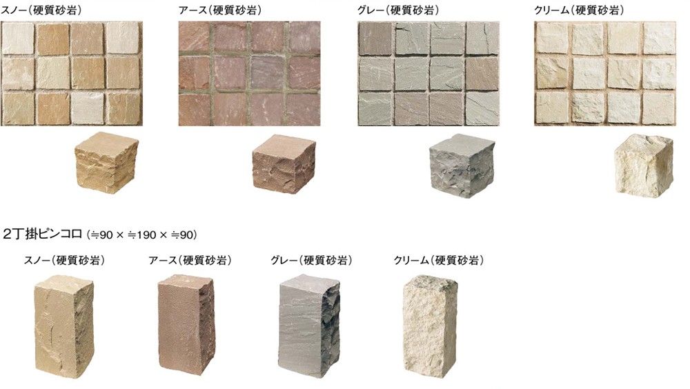 東洋工業　ピンコロ石　カタログ