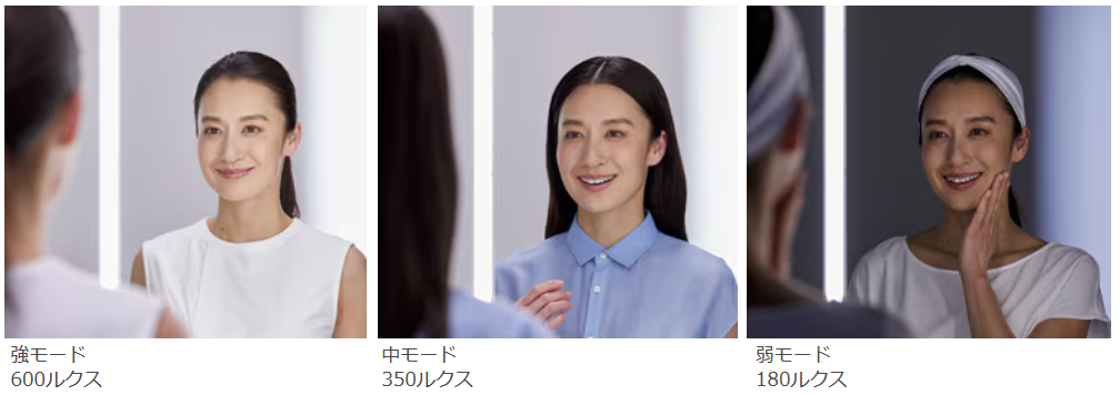 LIXIL　洗面台　ルミシス　フェイスフルライト　調光