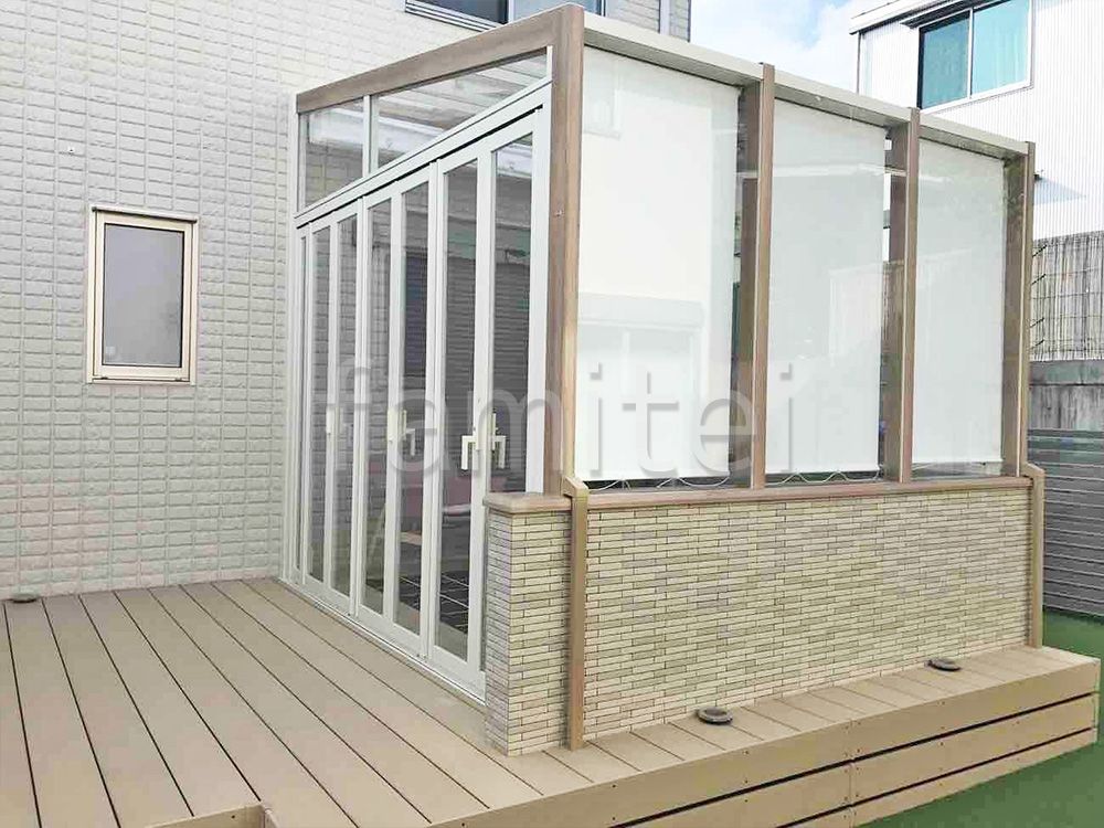 LIXIL　サンルーム　ココマ　施工後