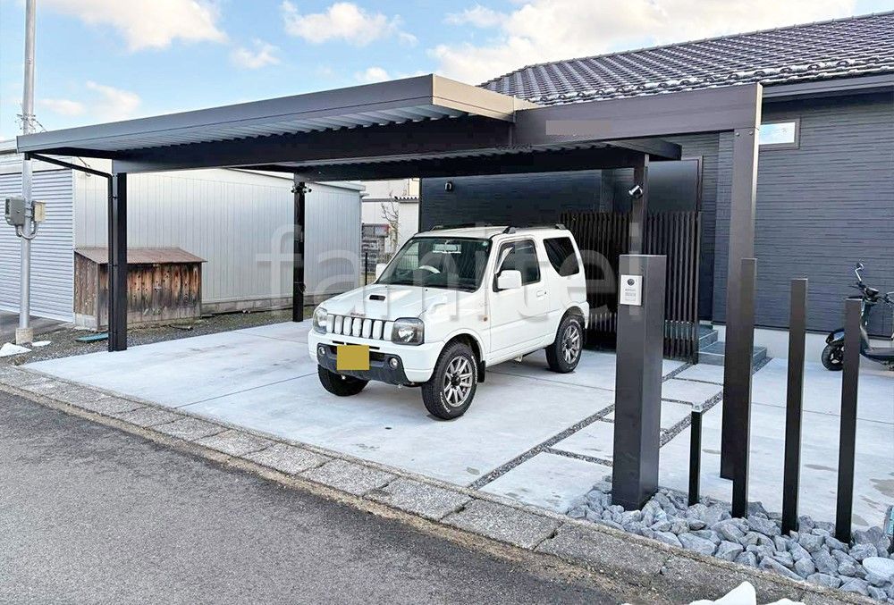 梁延長　YKK　ジーポートPro　施工例