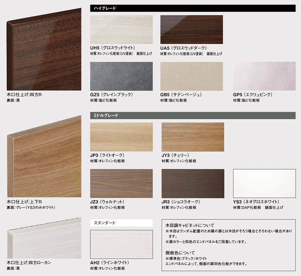 LIXIL　洗面台　ルミシス　ボウル一体型タイプ　扉カラー