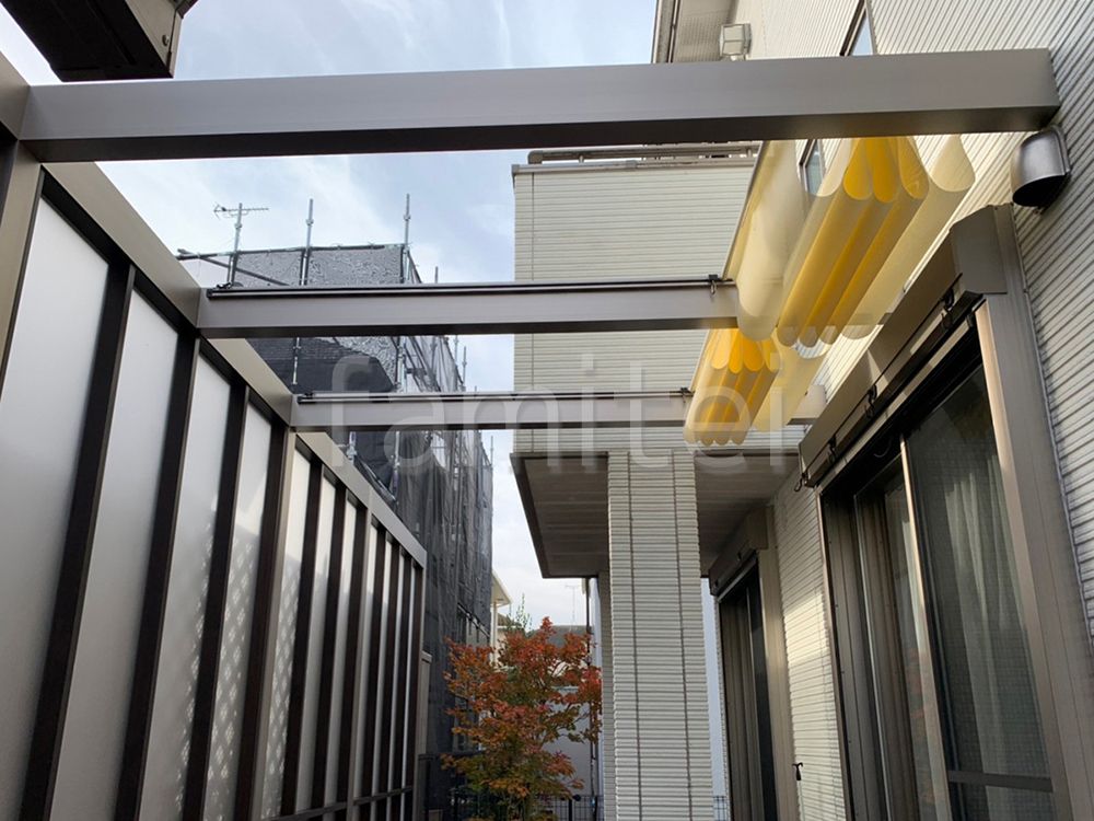 LIXIL　プラスG　内部日除け　施工例
