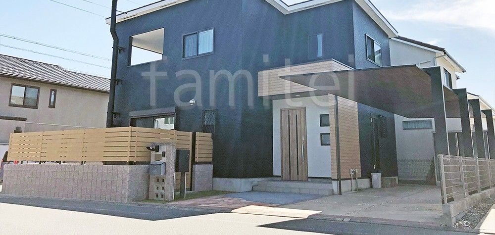 F&F　ハーモニー色　フェンス　施工例