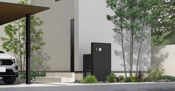 YKK　ルシアスウォール　側面納まり　施工例