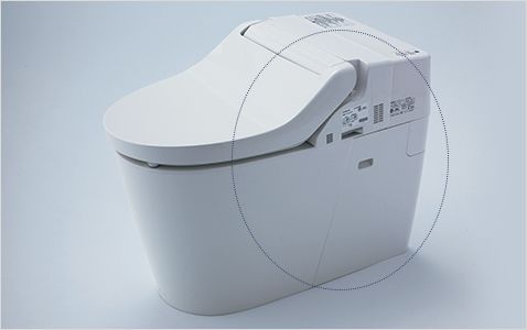 トイレ　Panasonic　アラウーノ　ひとふき形状