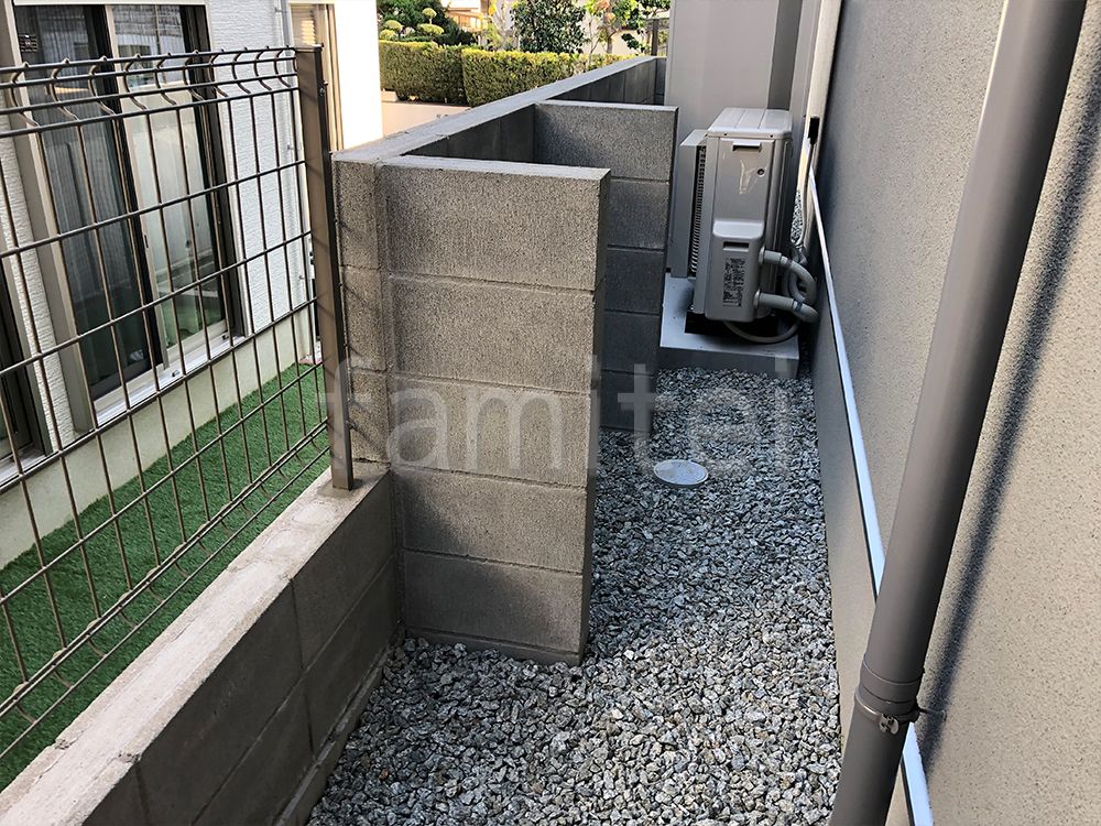 控え壁　施工例