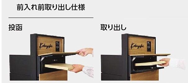 機能門柱FF　前入れ前取り出し仕様