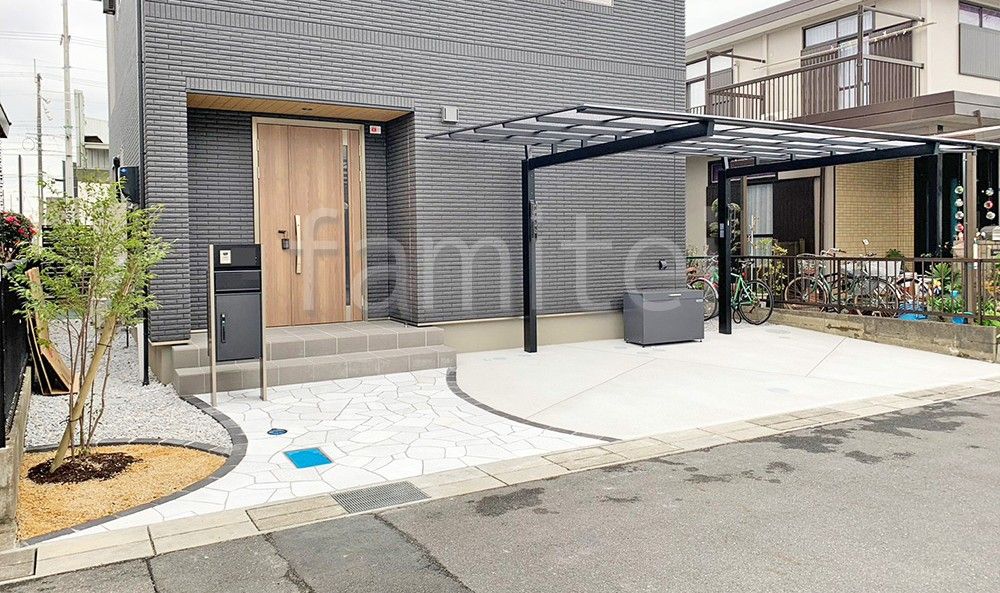 三協アルミ　ニューマイリッシュ　施工例　ブラック