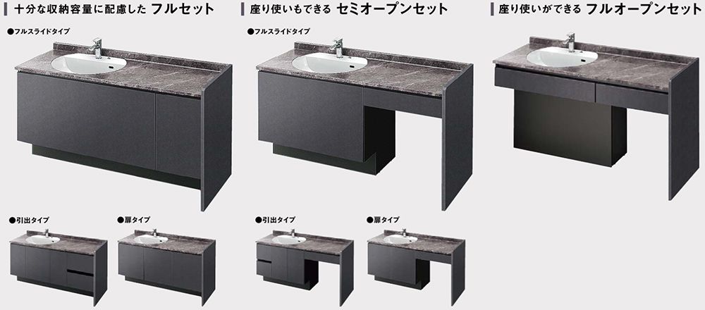 LIXIL　洗面台　ルミシス　収納