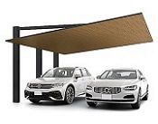 カーポートＳＣ後方柱回転納まり