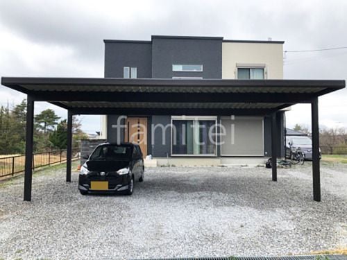 YKKAP ジーポートPro 積雪50cm対応(3台用)の施工例