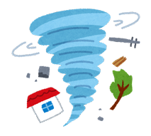台風いらすと
