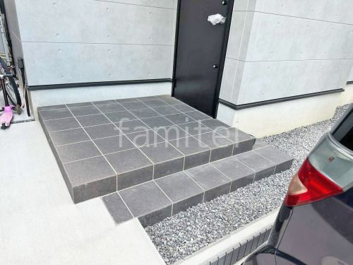 高級感！グレーカラー系の階段タイル4選【外構・リフォーム工事