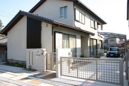 跳ね上げ式門扉　オーバードア