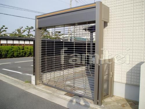 車庫ガレージ シャッター 施工例