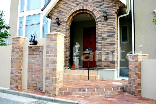 塀　レンガ積み