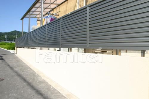 境界フェンス　施工例　シッカリ