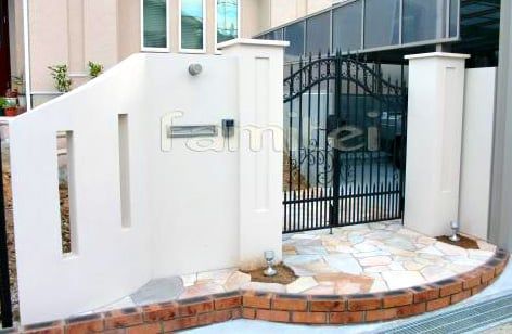 ロートアルミ門扉 施工例 ロートアルミ門扉 施工例