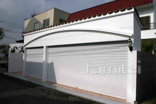 車庫ガレージ シャッター 施工例