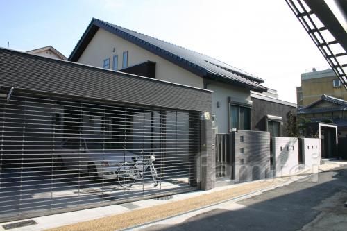 車庫ガレージ シャッター 施工例