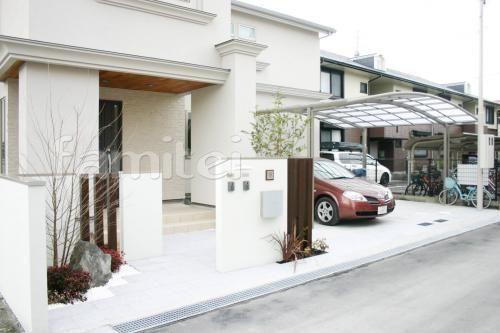 オープン外構 シンプルホワイト オープン外構 シンプルホワイト