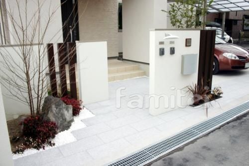 施工例：角柱でおしゃれシンプルモダン