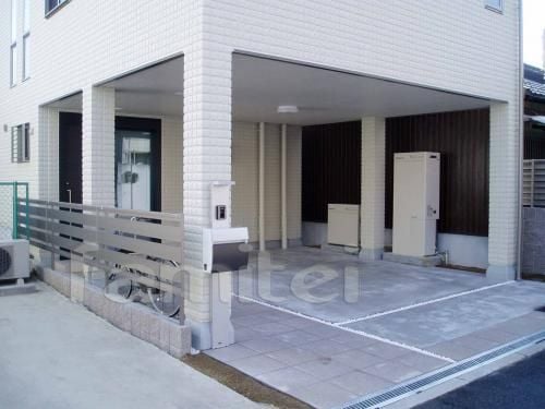 境界フェンス　施工例　シッカリ