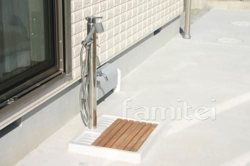 ペット洗い場　立水栓　施工例