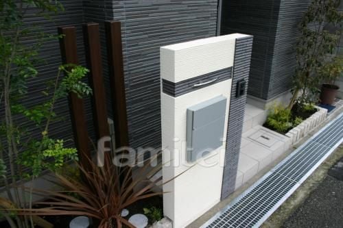 施工例：角柱でおしゃれシンプルモダン