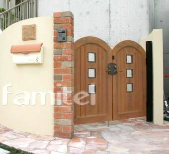 FRP製門扉 施工例 FRP製門扉 施工例