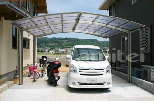 バイク、自転車も一緒に停められる! バイク、自転車も一緒に停められる!