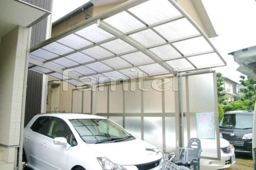 カーポート　プライスポート１台　目隠しパネル