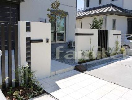 塀　塗り壁仕上げ