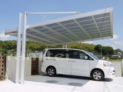 カーポート 三協４Ｇ(フォーグ)ワイド２台