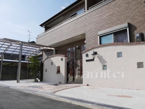 ガラスブロック門柱・塀