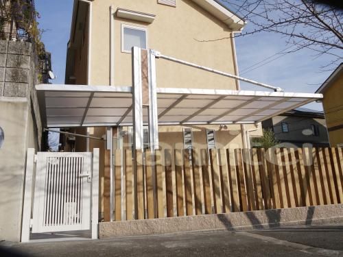 カーポート　三協立山フォーグ１台用　(横)