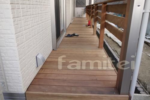 ウッドデッキ テラス 目隠し