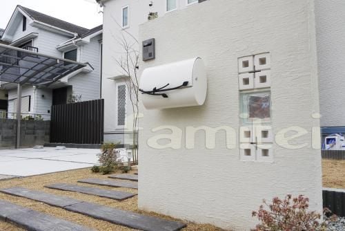 おしゃれデザイン門柱