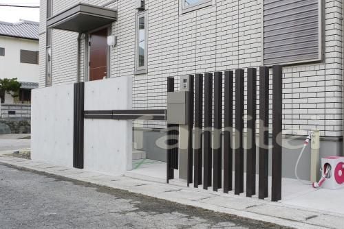 おしゃれ門柱施工例