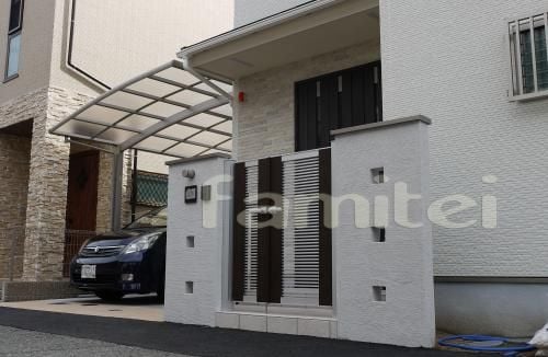 おしゃれデザイン門柱