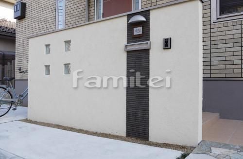 おしゃれデザイン門柱