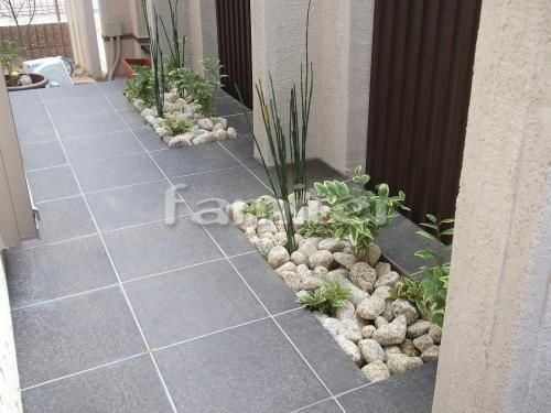 タイルデッキ施工例