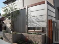 ウッドデッキ テラス 目隠し