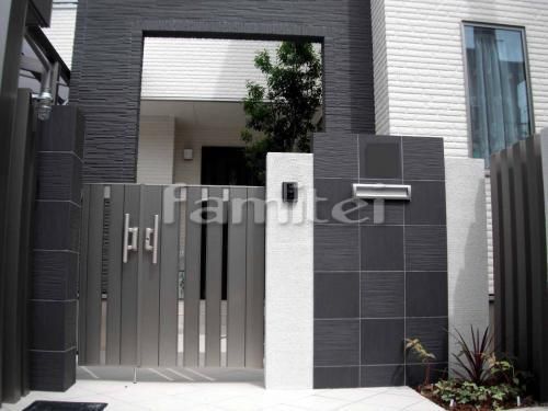 モダン門まわり